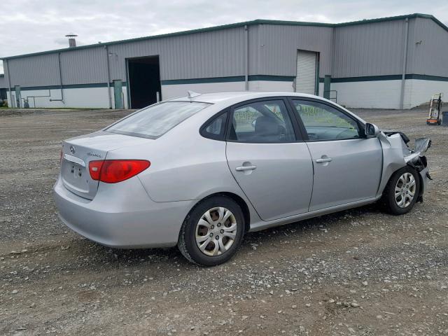 KMHDU4AD7AU972859 - 2010 HYUNDAI ELANTRA BL SILVER photo 4