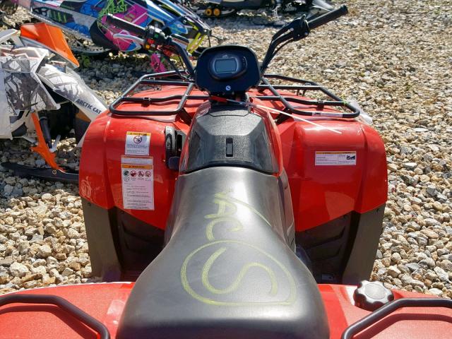 4UF17ATV5HT210643 - 2017 ARCTIC CAT ATV 500 RED photo 5