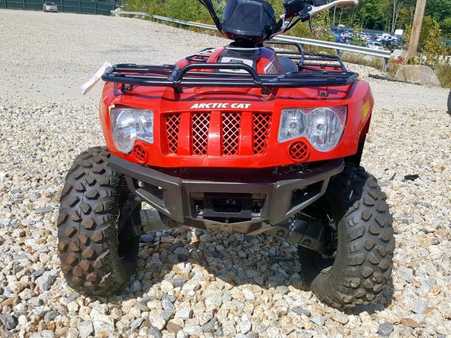 4UF17ATV5HT210643 - 2017 ARCTIC CAT ATV 500 RED photo 9