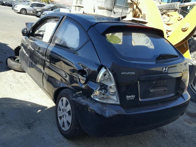 KMHCM3AC5AU178827 - 2010 HYUNDAI ACCENT BLU BLUE photo 3