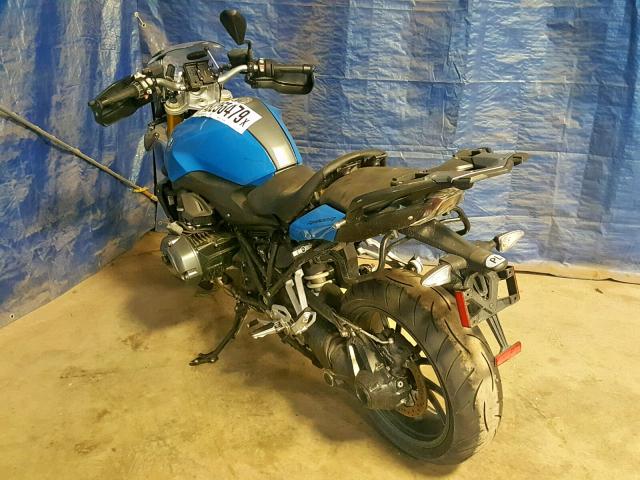 WB10A1409FZ196759 - 2015 BMW R1200 R BLUE photo 3