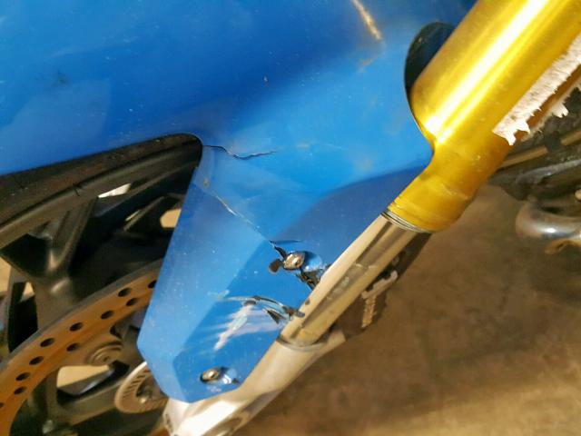 WB10A1409FZ196759 - 2015 BMW R1200 R BLUE photo 9