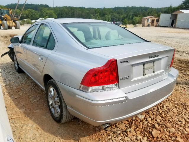 YV1RH592X82677813 - 2008 VOLVO S60 2.5T SILVER photo 3