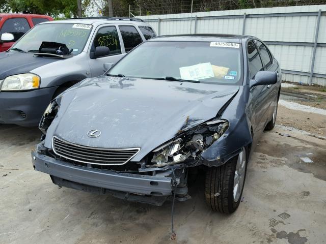 JTHBA30G165170429 - 2006 LEXUS ES 330 GRAY photo 2