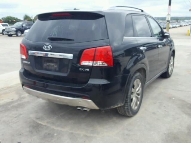 5XYKW4A29BG106846 - 2011 KIA SORENTO SX BLACK photo 4