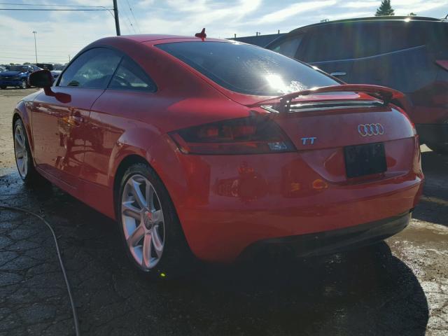 TRUAF38J881001944 - 2008 AUDI TT 2.0T RED photo 3