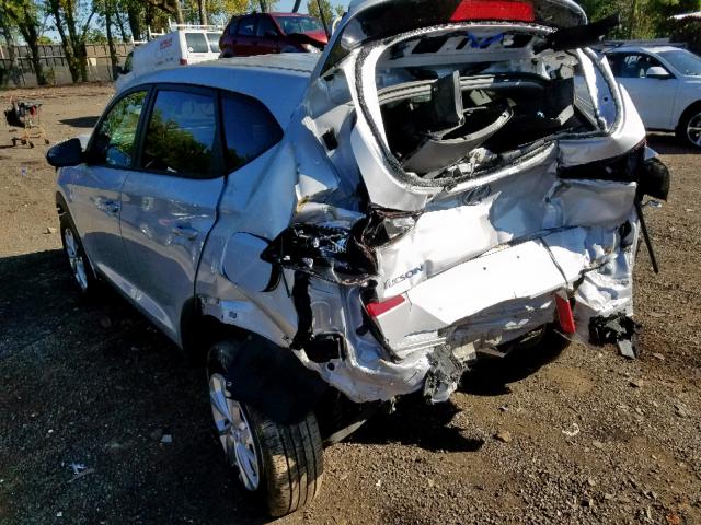 KM8J23A43KU837401 - 2019 HYUNDAI TUCSON SE SILVER photo 3