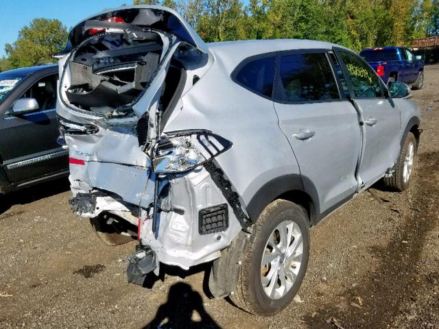 KM8J23A43KU837401 - 2019 HYUNDAI TUCSON SE SILVER photo 4