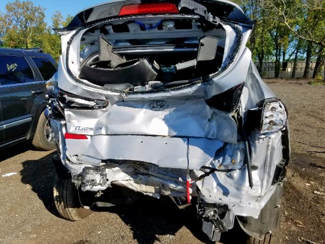 KM8J23A43KU837401 - 2019 HYUNDAI TUCSON SE SILVER photo 9