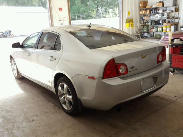 1G1ZD5EB4A4156192 - 2010 CHEVROLET MALIBU 2LT SILVER photo 3