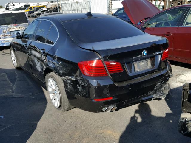 WBAXA5C5XED690580 - 2014 BMW 535 D BLACK photo 3