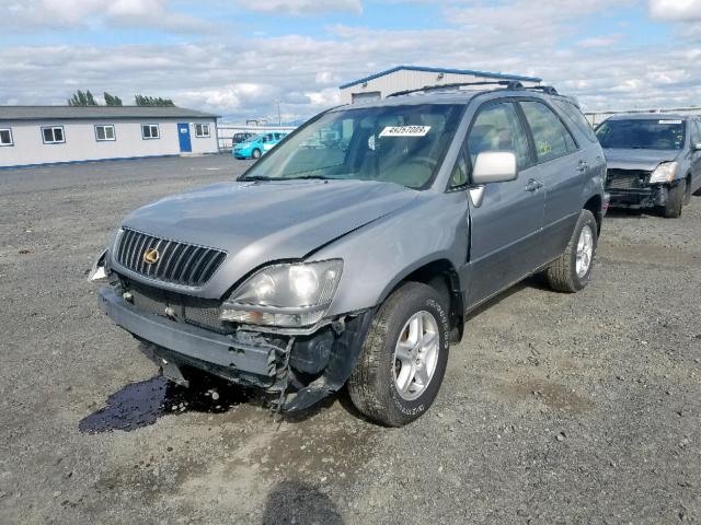 JT6HF10U0Y0165172 - 2000 LEXUS RX 300 GRAY photo 2