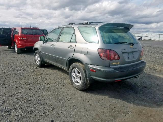 JT6HF10U0Y0165172 - 2000 LEXUS RX 300 GRAY photo 3