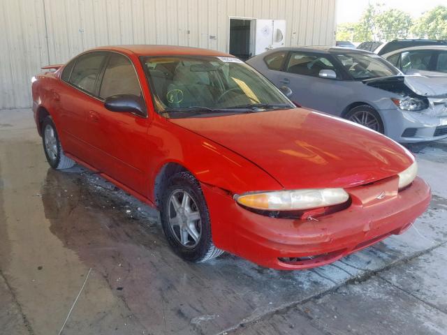 1G3NL52F43C192800 - 2003 OLDSMOBILE ALERO GL RED photo 1