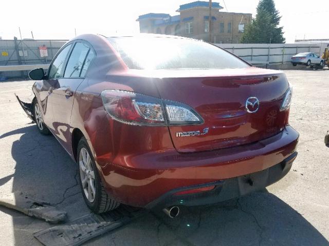 JM1BL1SF3A1263313 - 2010 MAZDA 3 I RED photo 3