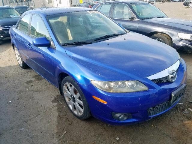 1YVHP80D865M56981 - 2006 MAZDA 6 S BLUE photo 1