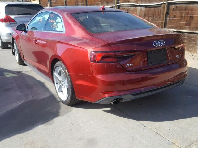 WAUTNAF56JA041507 - 2018 AUDI A5 PREMIUM RED photo 3