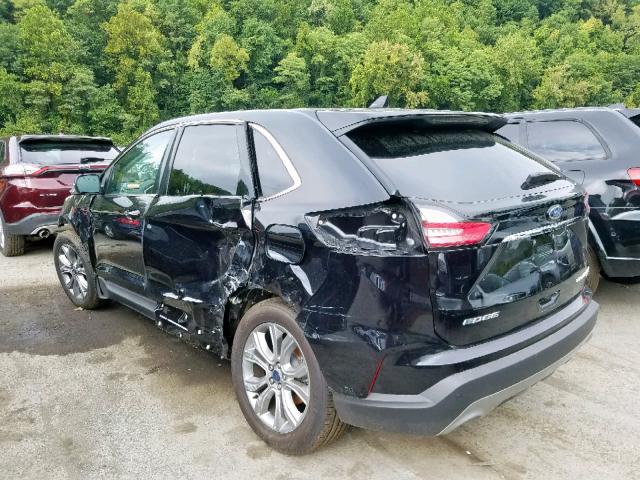 2FMPK4K9XKBB81004 - 2019 FORD EDGE TITAN BLACK photo 3