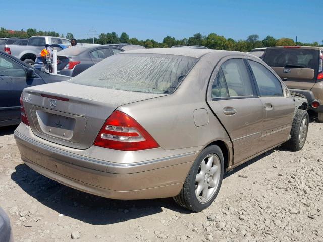 WDBRF61J34E016961 - 2004 MERCEDES-BENZ C 240 GOLD photo 4