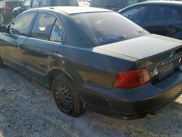 4A3AA46GX3E213541 - 2003 MITSUBISHI GALANT ES BLACK photo 3