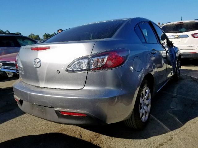 JM1BL1UG7B1492066 - 2011 MAZDA 3 I SILVER photo 4