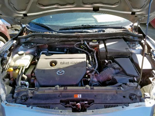 JM1BL1UG7B1492066 - 2011 MAZDA 3 I SILVER photo 7