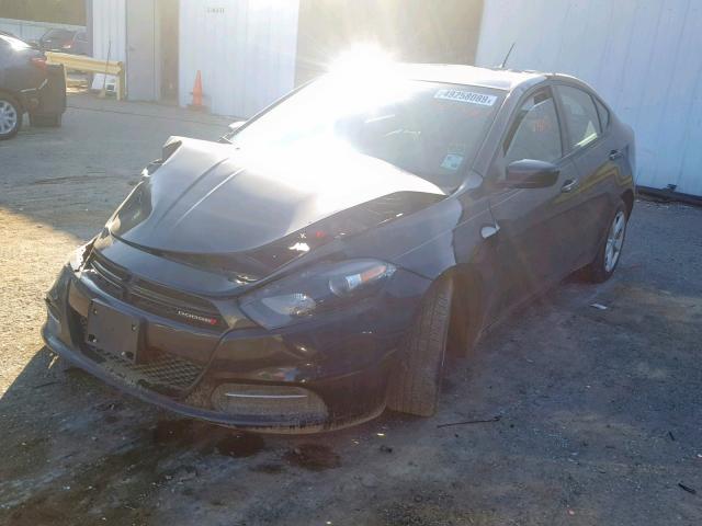 1C3CDFBB4GD563627 - 2016 DODGE DART SXT BLACK photo 2