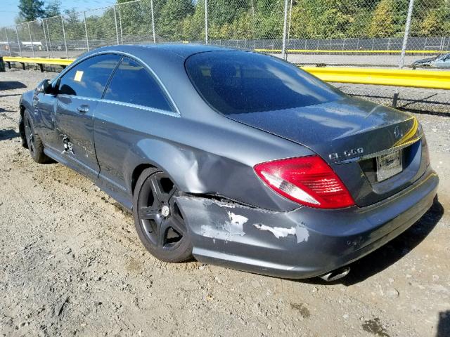 WDDEJ71X98A015860 - 2008 MERCEDES-BENZ CL 550 GRAY photo 3