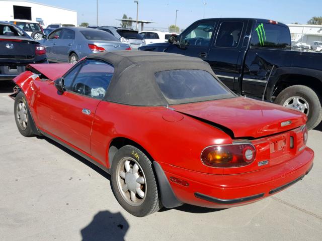 JM1NA3513L0107229 - 1990 MAZDA MX-5 MIATA RED photo 3