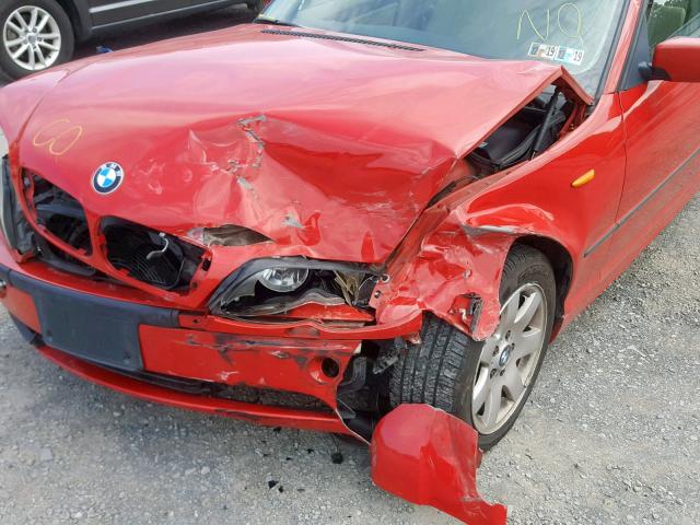 WBAEU33444PR08195 - 2004 BMW 325 XI RED photo 9