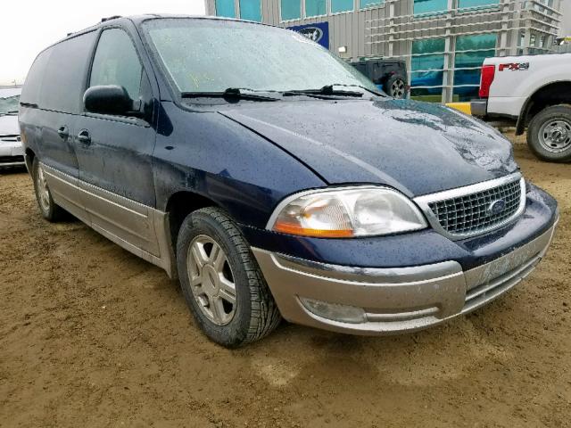 2FMZA56453BB22296 - 2003 FORD WINDSTAR S BLUE photo 1