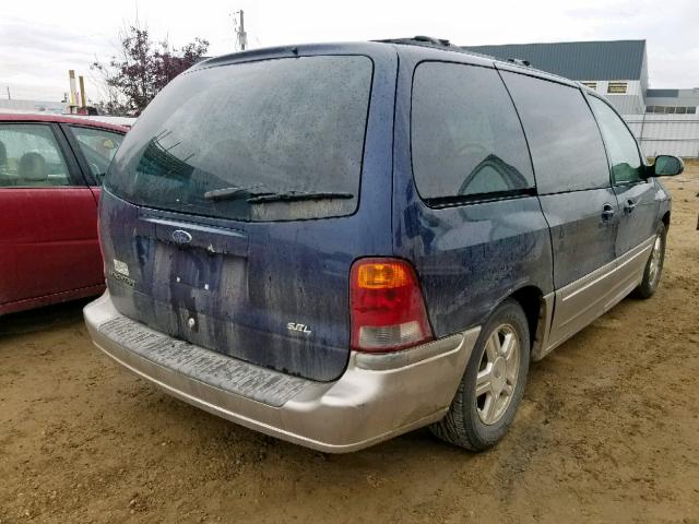 2FMZA56453BB22296 - 2003 FORD WINDSTAR S BLUE photo 4