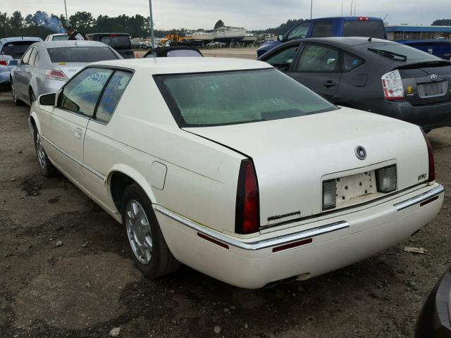 1G6ET1299WU603032 - 1998 CADILLAC ELDORADO T WHITE photo 3