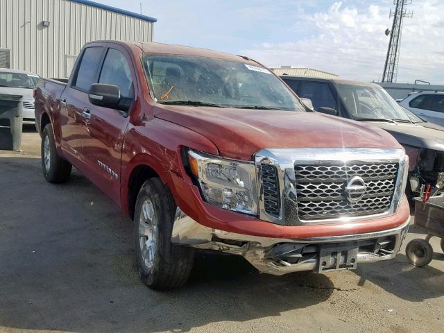 1N6AA1EJ6JN520679 - 2018 NISSAN TITAN S BURGUNDY photo 1