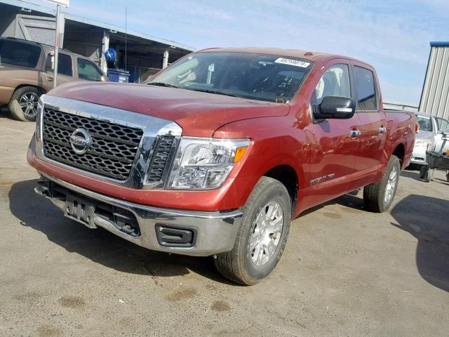 1N6AA1EJ6JN520679 - 2018 NISSAN TITAN S BURGUNDY photo 2