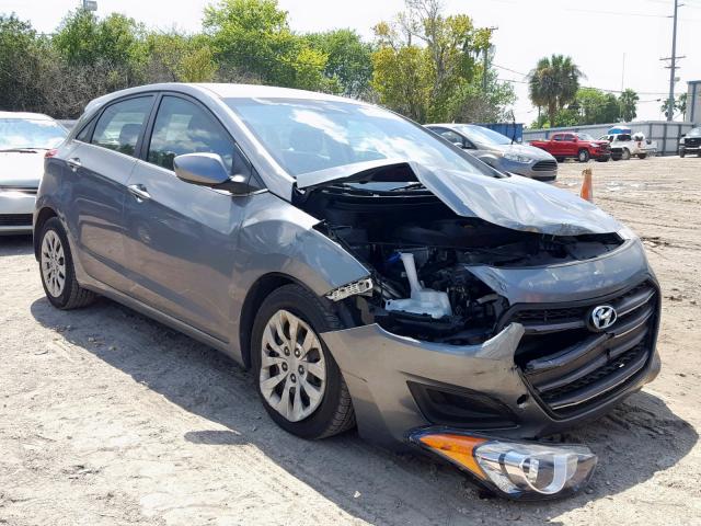 KMHD35LH6HU374376 - 2017 HYUNDAI ELANTRA GT GRAY photo 1