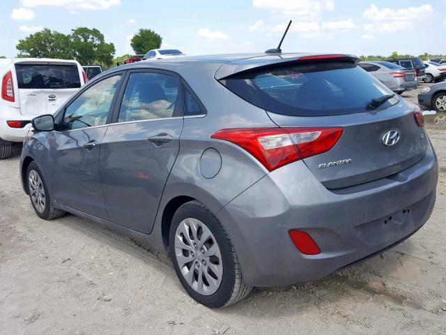 KMHD35LH6HU374376 - 2017 HYUNDAI ELANTRA GT GRAY photo 3