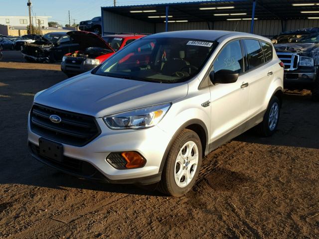 1FMCU0F76HUC01424 - 2017 FORD ESCAPE S SILVER photo 2