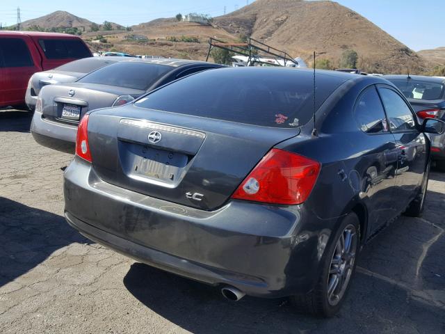 JTKDE177850032240 - 2005 TOYOTA SCION TC ნაცრისფერი ფოტო 4