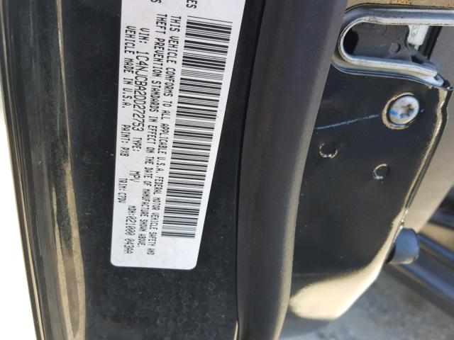 1C4NJCBA2DD272753 - 2013 JEEP COMPASS SP 黑色 照片 10