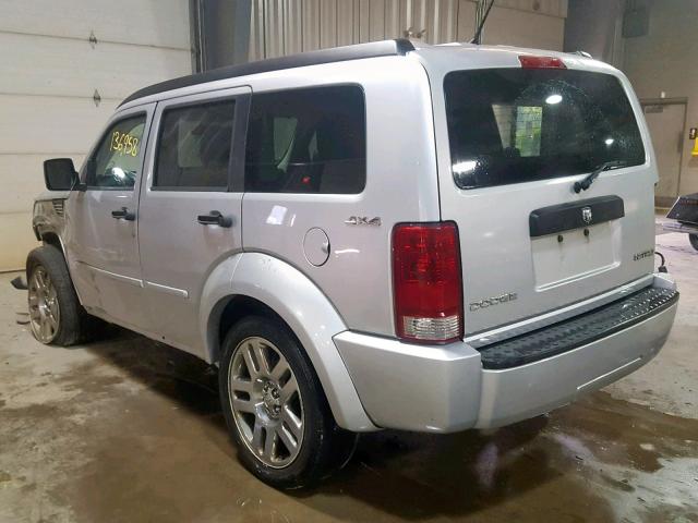 1D4PU4GK7BW581047 - 2011 DODGE NITRO HEAT SILVER photo 3