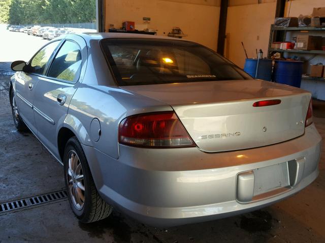 1C3AL56U01N677576 - 2001 CHRYSLER SEBRING LX SILVER photo 3