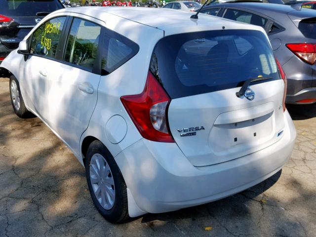 3N1CE2CP8EL409024 - 2014 NISSAN VERSA NOTE WHITE photo 3