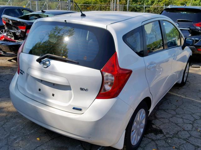 3N1CE2CP8EL409024 - 2014 NISSAN VERSA NOTE WHITE photo 4