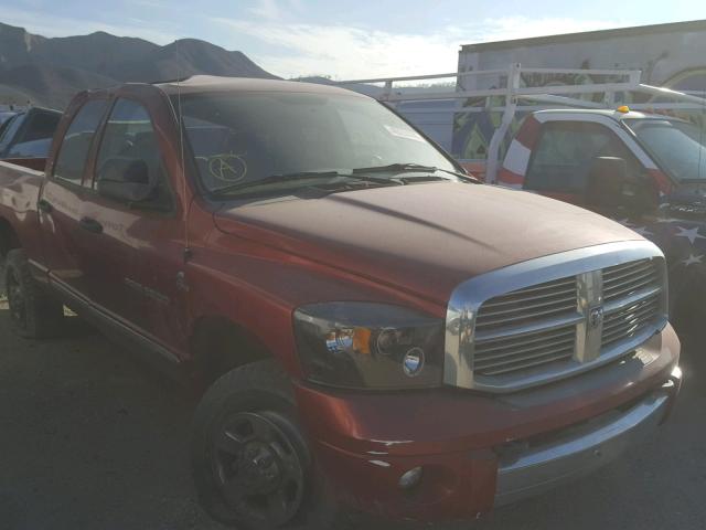 1D7KS28C16J133162 - 2006 DODGE RAM 2500 S RED photo 1