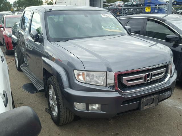 5FPYK1F50AB011905 - 2010 HONDA RIDGELINE GRAY photo 1