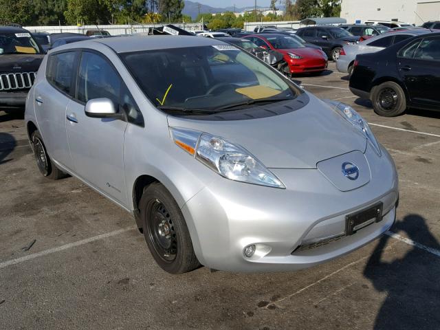 1N4BZ0CP4HC310188 - 2017 NISSAN LEAF S SILVER photo 1