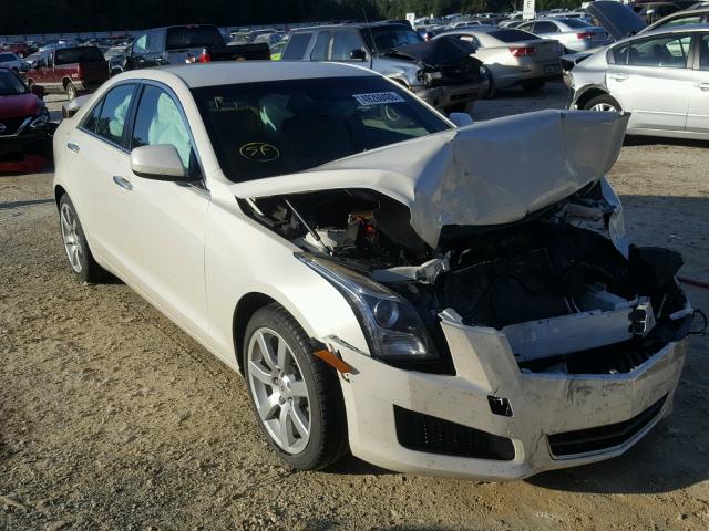 1G6AA5RA6E0101144 - 2014 CADILLAC ATS WHITE photo 1