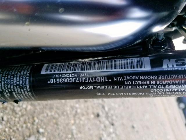 1HD1YFJ17JC053610 - 2018 HARLEY-DAVIDSON FLFB FATBO BLACK photo 10