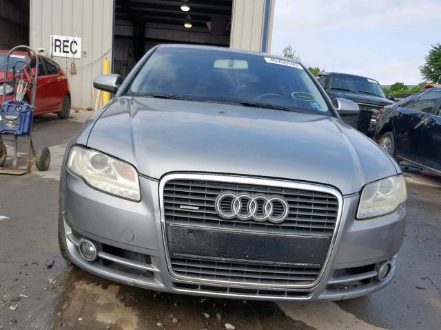 WAUDF78E37A059344 - 2007 AUDI A4 2.0T QU GRAY photo 9